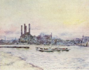 Desde el puente de Battersea de Mortimer Ludington Menpes