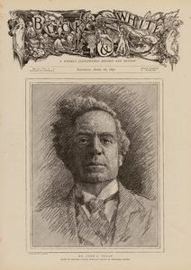 John Lawrence Toole, actor inglés (grabado) de Mortimer Ludington Menpes