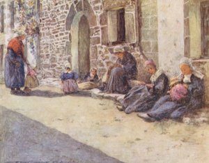 Mediodía (litografía en color) de Mortimer Ludington Menpes