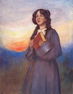 Niños del mundo: American, Sunset (litografía en color)