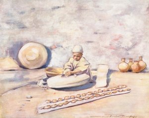 Niños del mundo: Cashmere, El Alfarero (litografía en color) de Mortimer Ludington Menpes