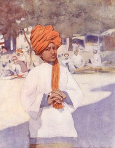 Niños del mundo: India, en Delhi (litografía en color) de Mortimer Ludington Menpes