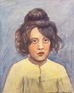 Niños del mundo: Italiano, Fiammetta (litografía en color) de Mortimer Ludington Menpes