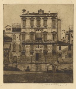 en el palacio de Mortimer Menpes