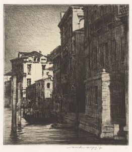 tarde tarde venecia de Mortimer Menpes