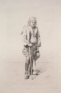 Man with Walking Stick