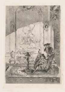 La Lección de Violín (La lezione di violincello) de Mose Bianchi