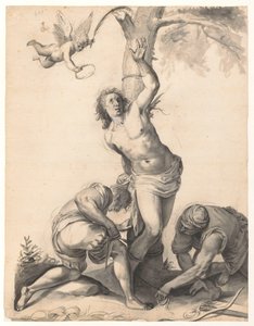 El martirio de San Sebastián de Moses Ter Borch