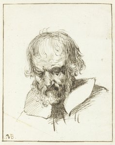 Cabeza de un anciano de Moses Ter Borch