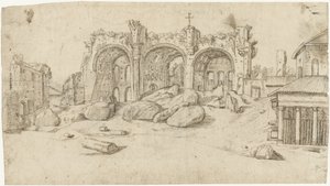 Ruinas de la basílica de Majencio y Constantino, Roma