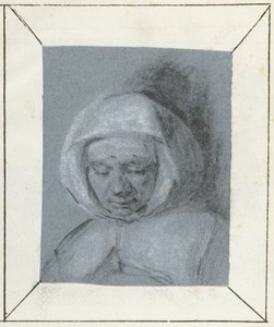 Estudio de la cabeza de una mujer de Moses Ter Borch