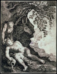 El Sileno Borracho, siglo XVII de Moses van Uyttenbroeck