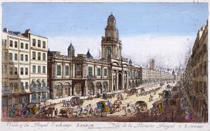 Royal Exchange, segundo exterior, Londres de Mothey Lairee