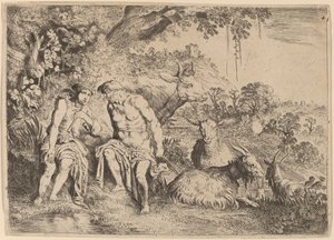 Mercurio adormeciendo a Argos de Moyses van Uyttenbroeck