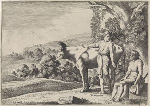Mercurio en conversación con Argus de Moyses van Wtenbrouck