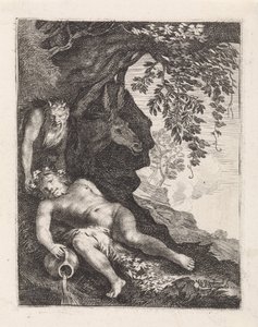 Slappende Silenus de Moyses van Wtenbrouck
