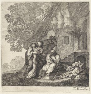 Regreso de la Sagrada Familia de Egipto de Moyses van Wtenbrouck