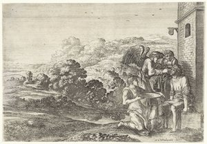 Tobias cura la ceguera de su padre La historia de Tobías (título de la serie) de Moyses van Wtenbrouck