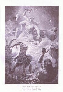 Thor y los gigantes de Mårten Eskil Winge