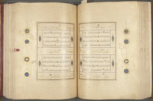 Fol 137 verso 183 recto, Corán Timúrida, 1441