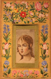 Pintura de una joven belleza, 1740s-50s