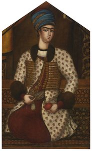 Retrato de Rustam Khan Zand de Muhammad Sadiq