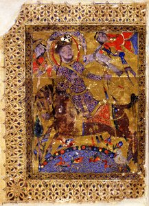 Ilustración del Kitab al-aghani Libro de Canciones