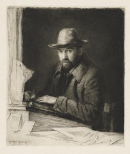 Retrato del artista con sombrero, nº 2
