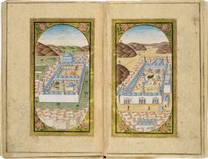 Al-Masjid al-Nabawi y Masjid al-Haram, 1783 de Mustafa Halimi