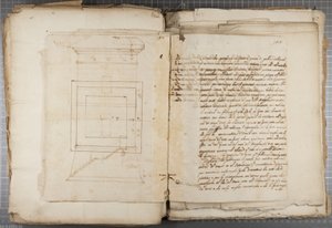 Portafolio de dibujos de Mutio Oddi de Urbino y otros, p120, c.1635-40