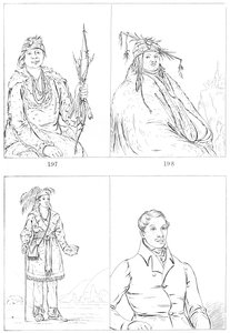Delawares y Mohicanos, 1841 de Myers and Co