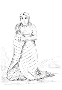 La Fuente Pura, esposa del jefe de la tribu Ponca, 1841