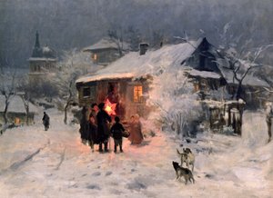 El villancico en Ucrania de Mykola Kornylijowytsch Pymonenko