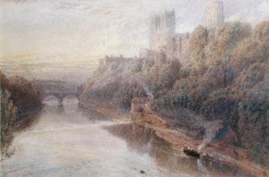 Castillo de Durham de Myles Birket Foster