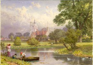 Elstow, Bedfordshire (Lugar de nacimiento de John Bunyan) de Myles Birket Foster