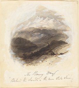 Ilustración para "El día lluvioso" de Longfellow de Myles Birket Foster