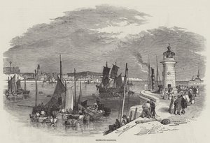 Puerto de Ramsgate de Myles Birket Foster