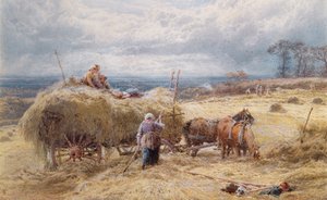 El carro de heno de Myles Birket Foster