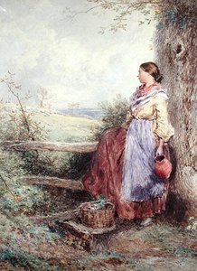 La lechera de Myles Birket Foster