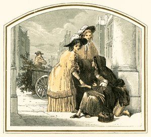 La llegada de la Navidad de Myles Birket Foster