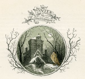 Invierno por William Shakespeare de Myles Birket Foster