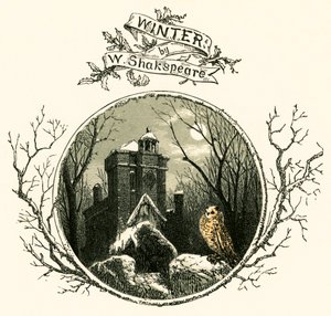 Invierno por William Shakespeare de Myles Birket Foster