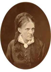 Anna Dostoyevskaya, esposa del autor ruso Fyodor Dostoyevsky, finales del siglo XIX o principios del XX