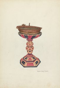 Pila Bautismal y Soporte de N.H. Yeckley