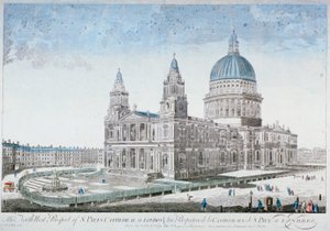 Catedral de San Pablo, Ciudad de Londres, 1755 de NJB de Poilly