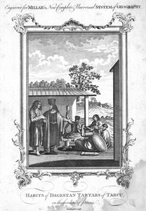 Hábitos de los tártaros de Daguestán de Tarcu, en las fronteras de Persia, 1780 de N. C. Goodnight
