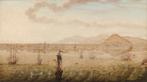 Vista de Esmirna (Izmir) de N. Knop (signed by artist)