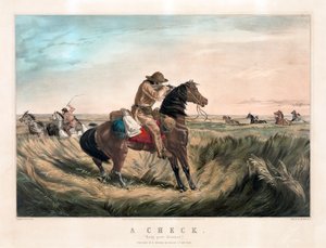 Pistolero del Viejo Oeste por Currier & Ives