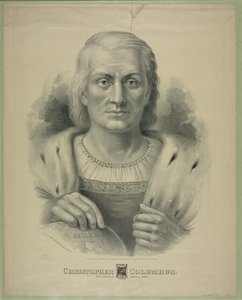 Retrato de Cristóbal Colón (1451 - 1506) de Currier and Ives