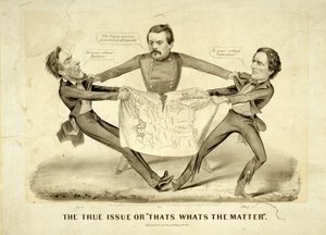 La verdadera cuestión o "Eso es lo que importa de N. and Ives J.M. (1824 95) Currier